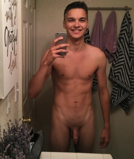 Happy nude boy