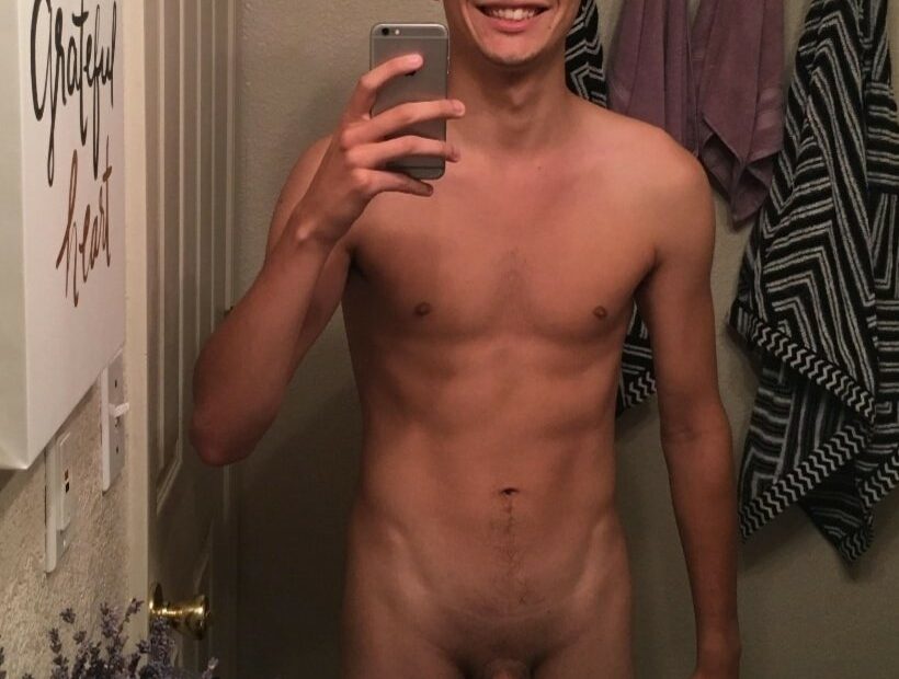 Happy nude boy
