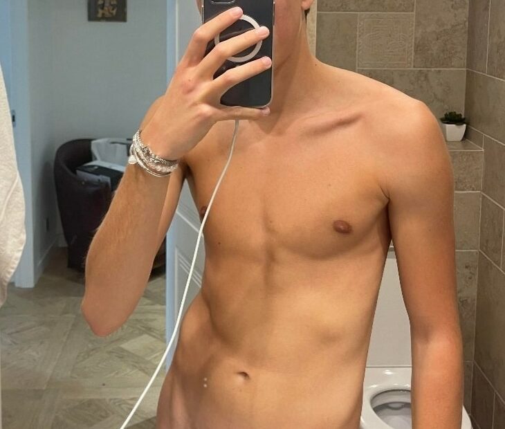 Soft uncut twink cock